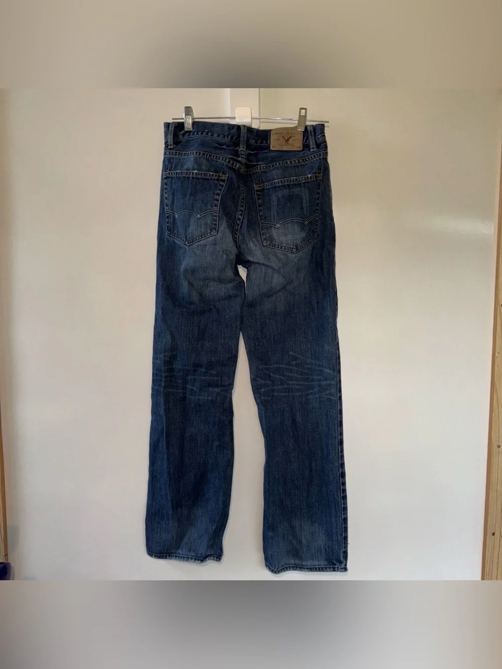 American Eagle Loose Fit Jeans Mens 29x30 Blue Medium Wash Straight Leg 5922